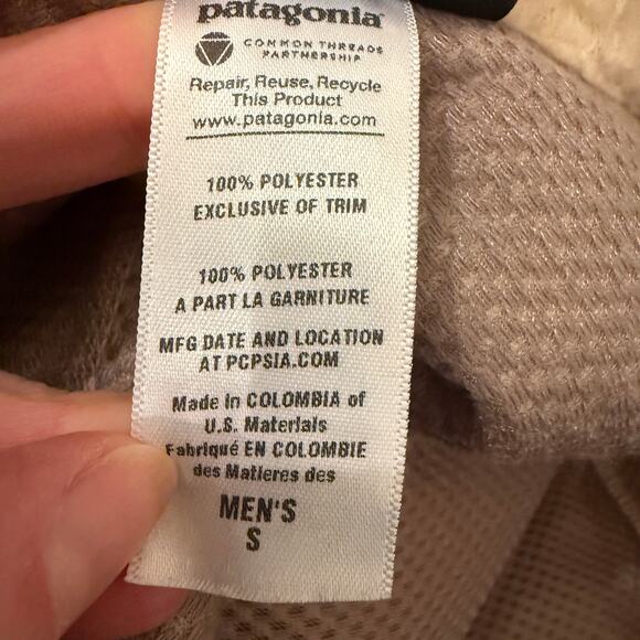 Patagonia Classic Retro-X Fleece Vest Natural Navy Blue Small - Picture 3 of 4